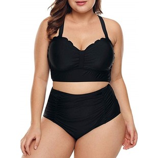 Women Swimsuit Plus Size for bikini Swimwear fat lady big 1
