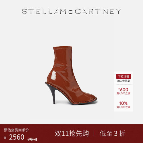 StellaMcCartney漆面高跟靴