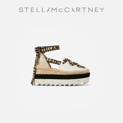 StellaMcCartney厚平底麻底鞋