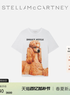 Stella McCartney2026早春新品 JEFF KOONS联名印花直筒版型T恤