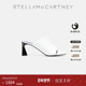 Stella 低至3折 McCartneylogo标志白色Elsa皮质高跟鞋