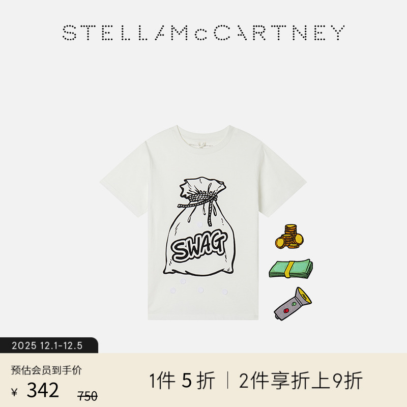 StellaMcCartney简约印花T恤