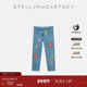低至4.5折 儿童 Stella McCartney2025童装 星星印花直筒牛仔裤