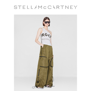 低至4折 McCartney铆钉无袖 Stella Royalty印花T恤 背心 Rock