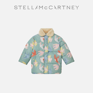 [天猫惊喜盒]儿童Stella McCartney童装多色泰迪绒衣领夹棉外套