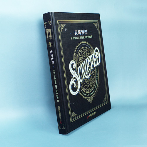 我写我型 手写字体在平面设计中的应用 创意手绘手写字体设计书籍 手绘手写艺术广告西文英文中文字体平面设计书籍作品集创意集 - 封面