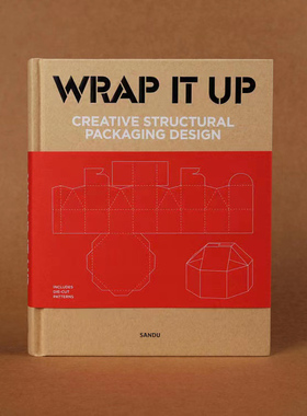【英文原版】包装之术：包装设计的结构、材质与视觉 食品礼盒产品包装设计素材书籍 Wrap It Up: Creative Structural