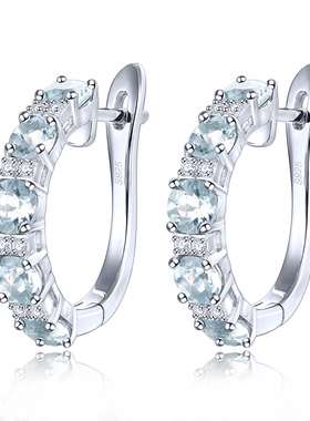 925约3.4克拉天然彩宝星赞海蓝宝