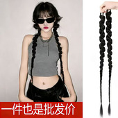 假发辫子麻花辫假辫子拳击辫泡泡辫 甜酷辣妹仿真扭扭脏马尾辫子