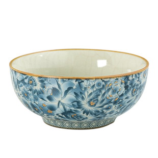 汝窑金万花普洱茶杯主人杯高端单杯陶瓷功夫茶具开片品茗杯茶盏