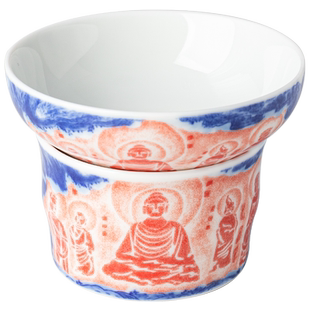 陶瓷云水禅心茶漏过滤组家用高档茶叶过滤器单独过滤网茶道配件