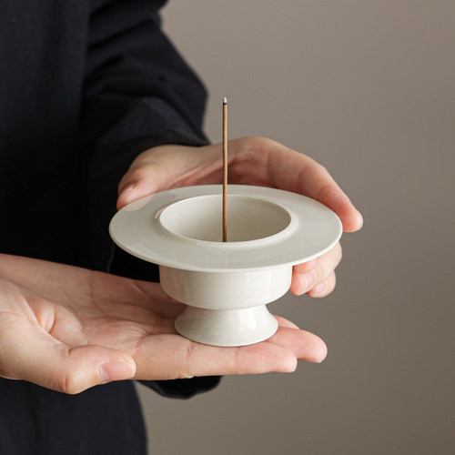 草木灰岁丰香炉陶瓷线香炉禅意