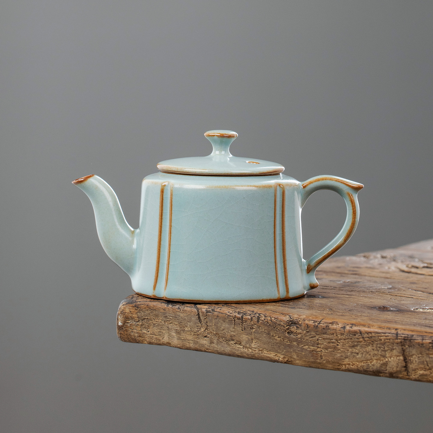 天青汝窑茶壶泡茶家用茶水壶