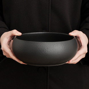 粗陶茶洗特大号茶渣缸水盂杯洗大容量茶具废水缸收纳建水茶道配件