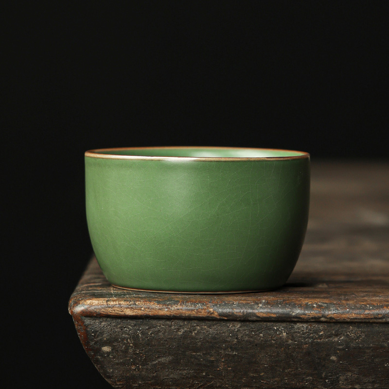 汝窑茶杯主人杯功夫茶杯