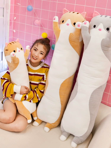 Милая подушка, тряпичная кукла, плюшевая игрушка, котенок, кот