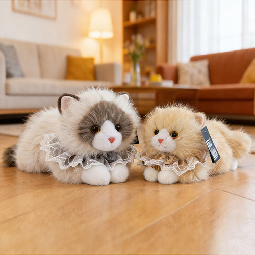 巾布偶猫会叫猫咪小猫公仔
