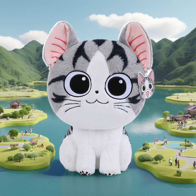 起司猫公仔玩偶布娃娃