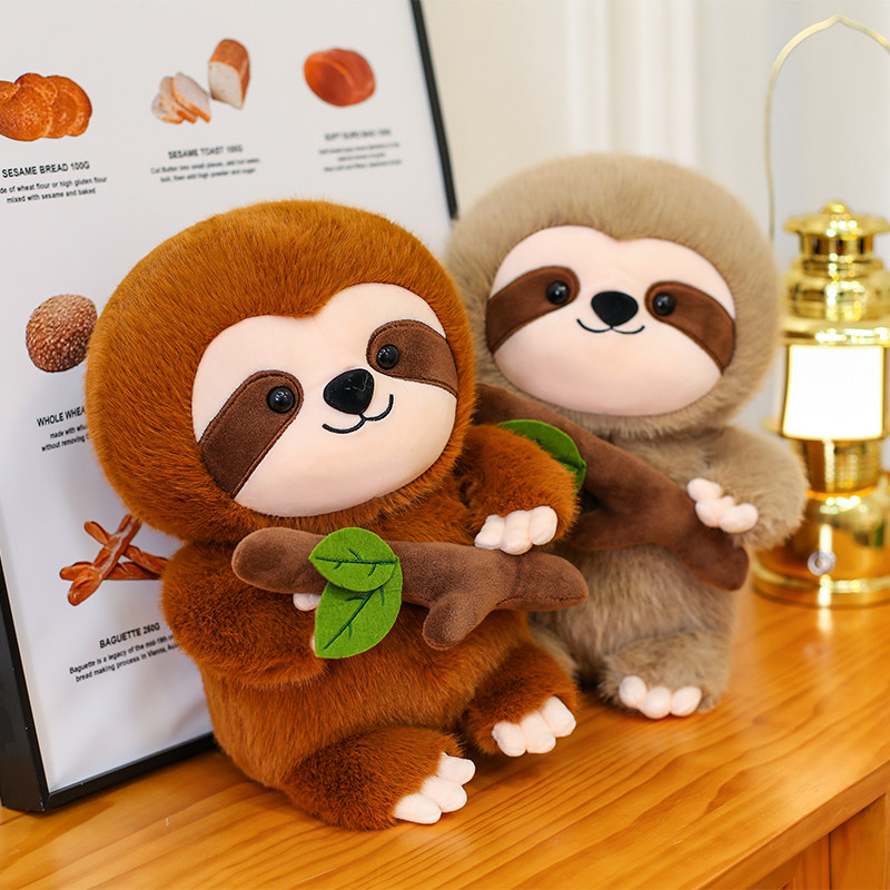 可爱贪吃丑萌卡通树懒公仔毛绒玩具抱抱熊玩偶男孩子睡觉安抚娃娃