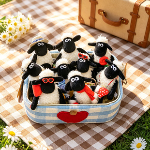 正版Shaun the Sheep小羊肖恩毛绒玩具可爱公仔玩偶生日礼物高档