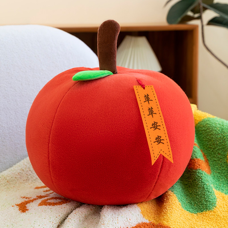 小苹果毛绒玩具公仔抱枕超软