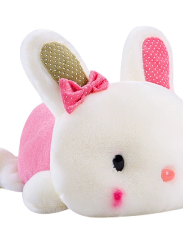 Кролик, плюшевая кукла, милая успокаивающая игрушка, белый кролик