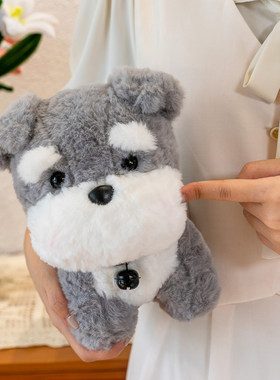 可爱铃铛柴犬毛绒玩具小
