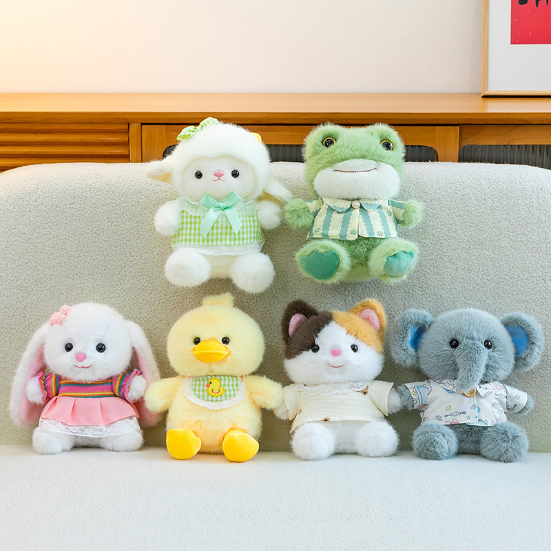 可爱萌宠小兔子大象卓伴8寸