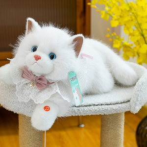 仿真布偶猫咪毛绒玩具会叫喵喵的玩偶公仔生日礼物女孩抱枕布娃娃