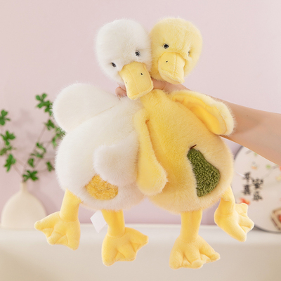 可爱卡通小鸭子公仔鸭梨
