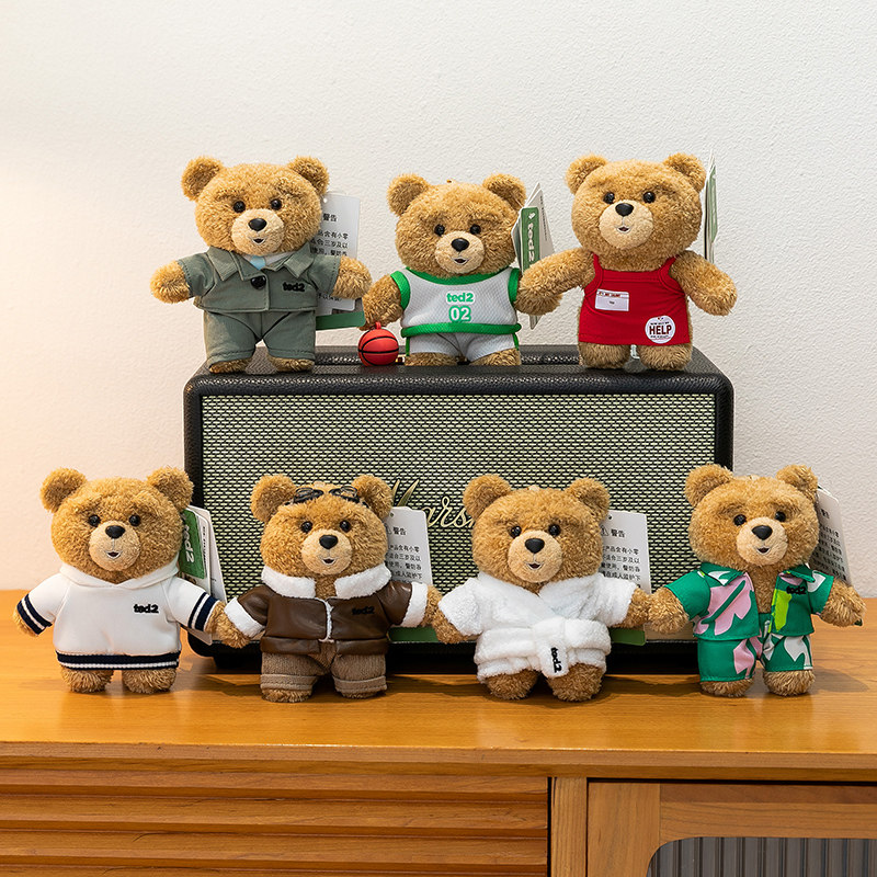 正版授权TED2泰熊公仔毛绒玩具