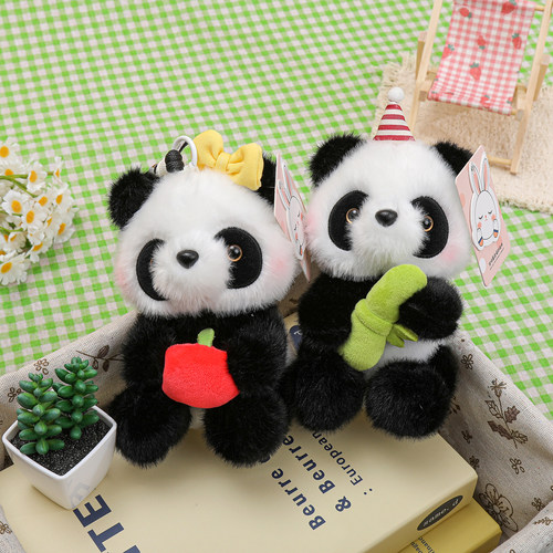 可爱掌中宝毛绒玩偶卡通动物熊猫