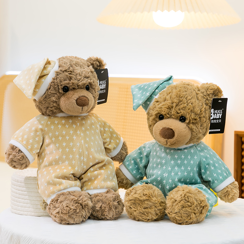 睡衣正版小熊安抚陪睡公仔