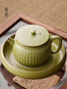 陶瓷茶具茶壶经典家用葛窑单小茶壶办公室专用饮茶功夫茶壶套装