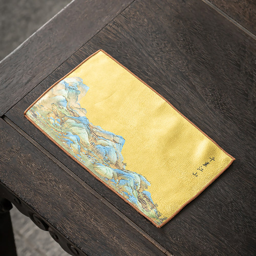 茶巾吸水茶布中式高档茶具配件养壶毛巾垫茶垫布茶席垫子专业布垫