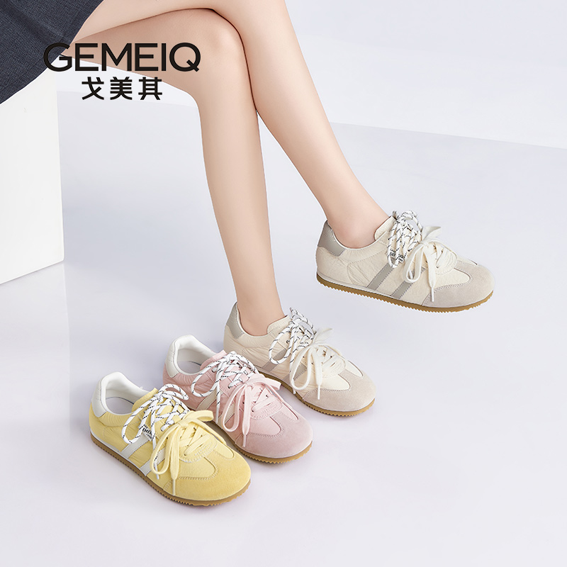 戈美其2025新款百搭德训鞋