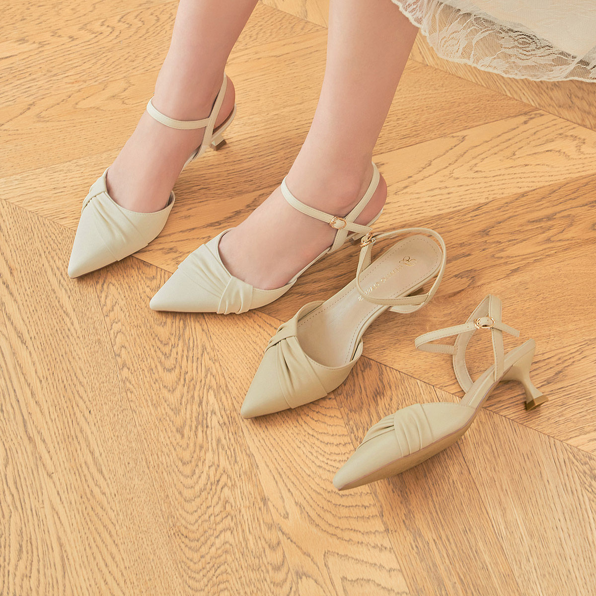 戈美其尖头包头时装凉鞋女鞋2025年夏季新款配裙子优雅细跟高跟鞋,女鞋,时装凉鞋,淘宝优惠券,粉丝福利购,淘宝优惠卷