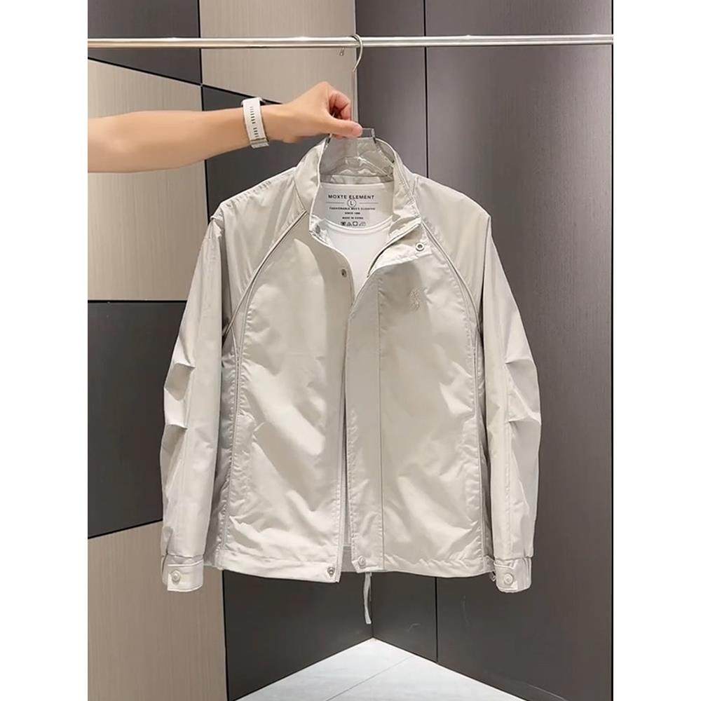 MAROLIO~痞帅高级感！潮流百搭立领工装外套男士户外休闲防风夹克,男装,大码上装,淘宝优惠券,粉丝福利购,淘宝优惠卷