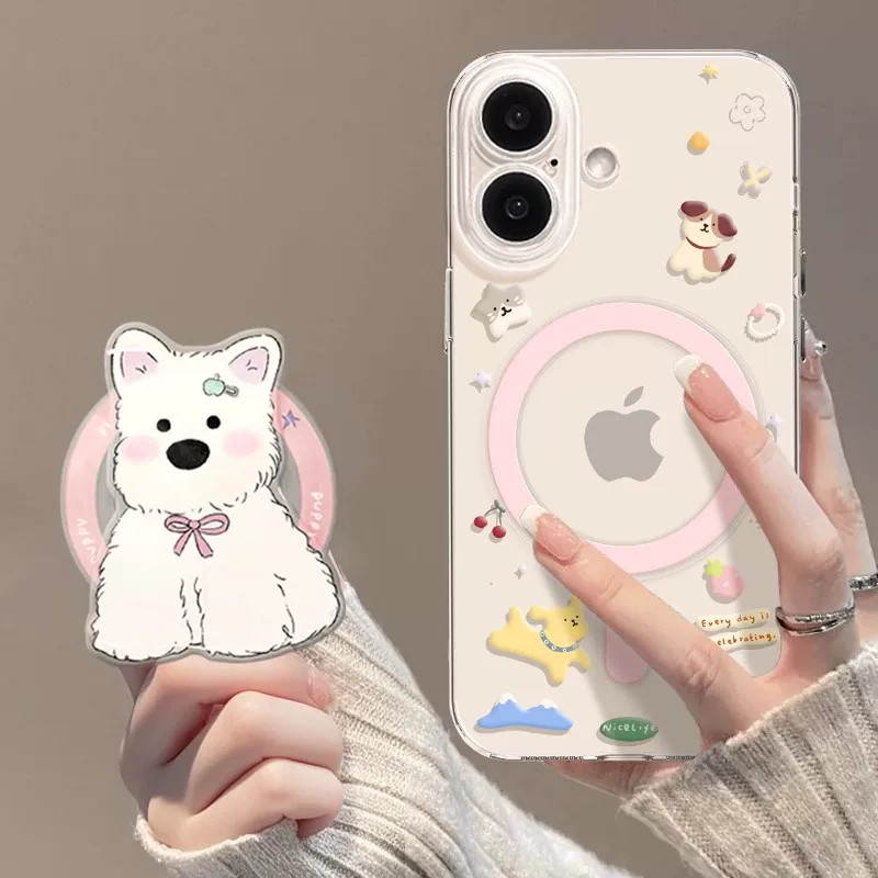 雾壳与风适用苹果17手机壳iphone17promax磁吸13新款16pro西高地12防摔max全包14硅胶11透明x系列15套17pro女