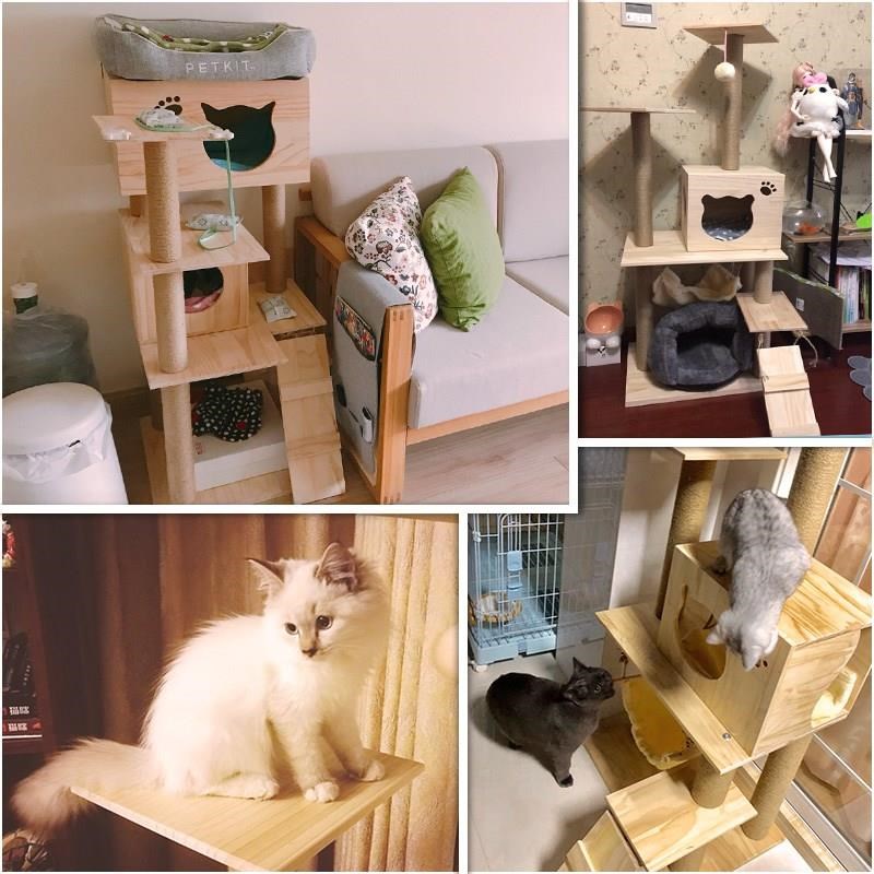 Cat Tree pet toy Cat litter Cat scratch post villa Kitty Cat tree double-deck Cat jumping Cats rackin the Pet/Pet food and supplies , Cat/Dog Toys , Cat Tree  category - from Buy2taobao.com to provide professional Taobao agent buy service