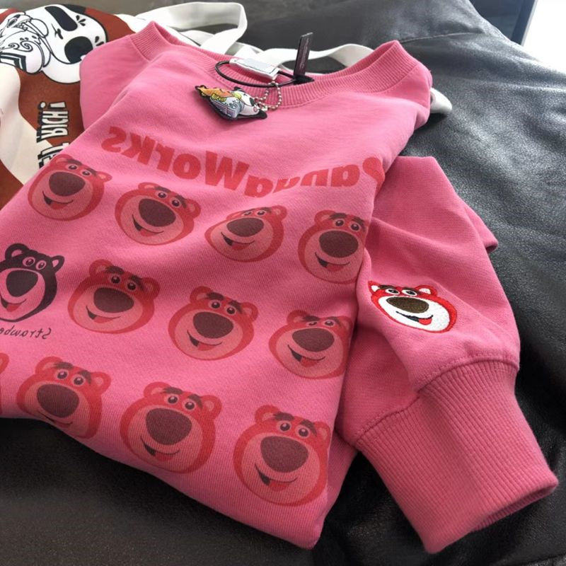 韩国网红减龄圆领薄款卫衣