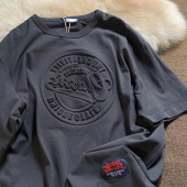 2026新款 t恤男女夏季 重工3D立体印花纯棉情侣同款 上衣余单短袖