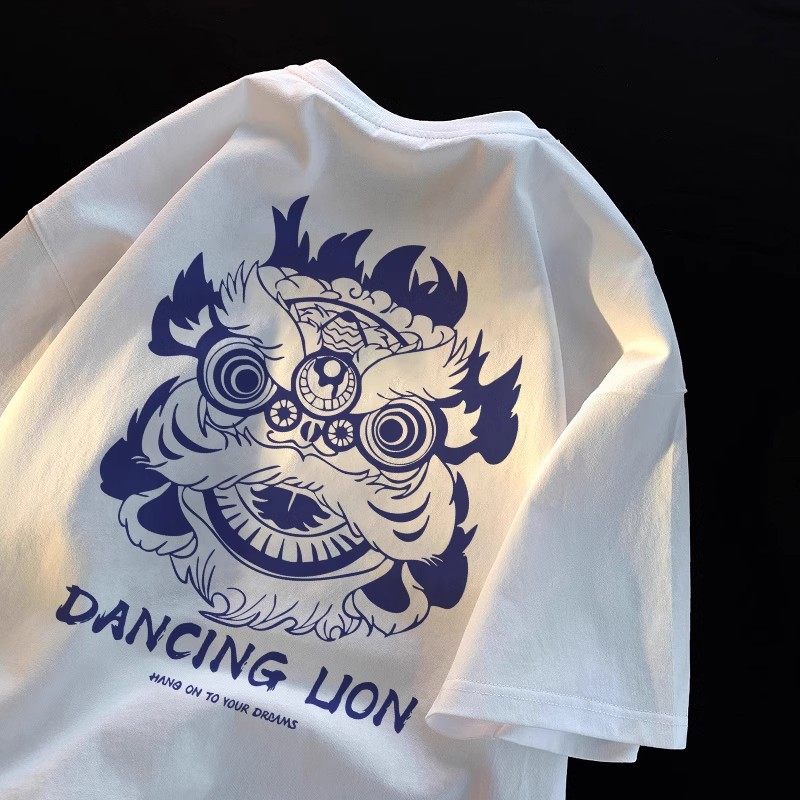 订单折扣~新款撤回外贸国潮纯棉印花短袖t恤男女ins百搭上衣,男装,大码上装,淘宝优惠券,粉丝福利购,淘宝优惠卷