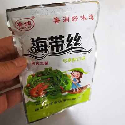 小包装香饭菜可以吃海带丝