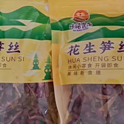 咔铭食品26年新笋花生杭州临安多味笋丝花生农家即食笋干零食袋装