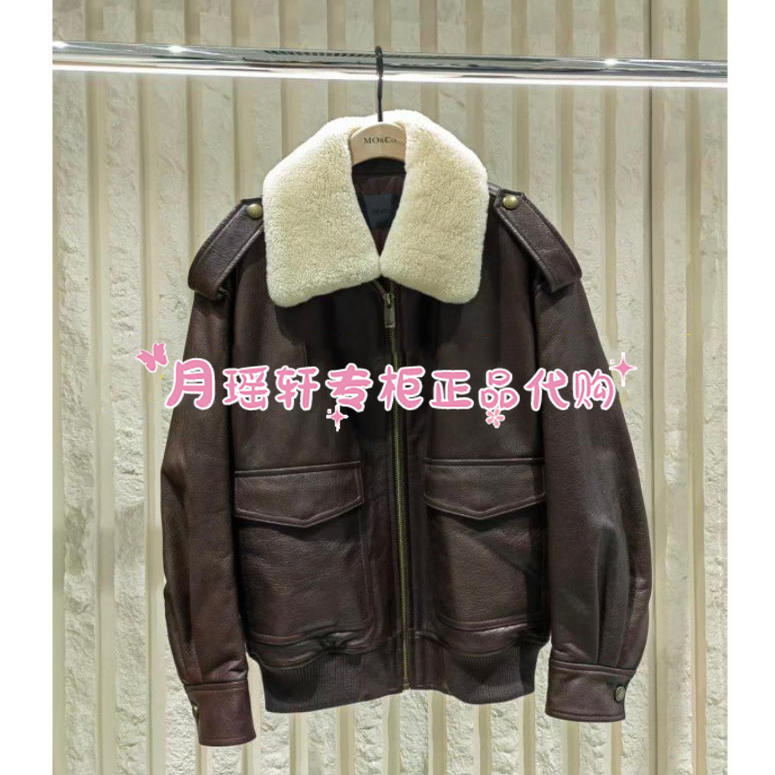 MBE4LET007休闲真皮外套