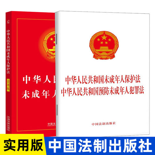 正版2026适用 中华人民共和国未成年人保护法+预防未成年人犯罪法实用版 法律法规法条司法解释全编一本通书籍中国法制出版社