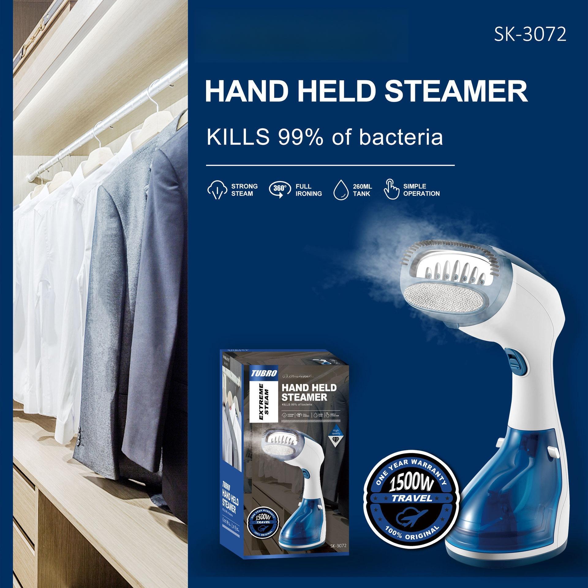 110v跨境熨刷迷你手持挂烫机旅行便捷蒸汽熨刷家用电熨斗