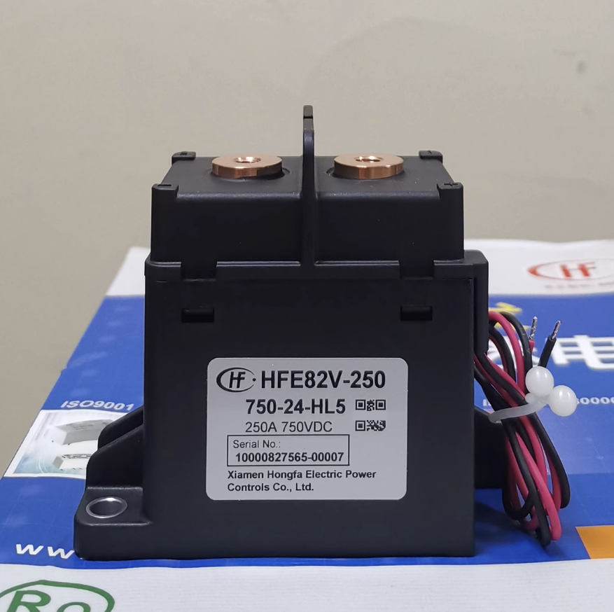 hfe82v-250c-750-24-hq5-1宏发高压直流继电器接触器汽车250a750v
