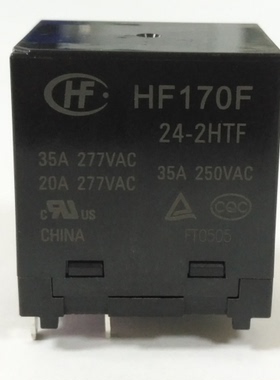 HF170F-24-2HTF 宏发继电器太阳能光伏逆变兼容松下AHES4192